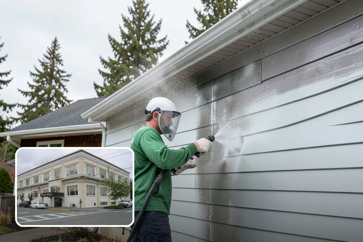 HOA Pressure Washing in Anacortes, Skagit County, WA - Reduces slip-and-fall liability on shared paths