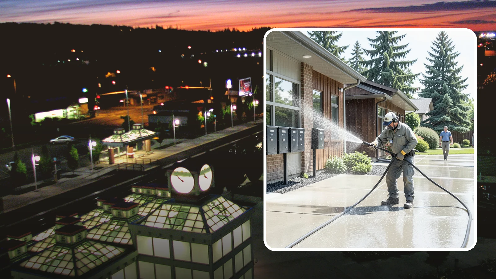 HOA Pressure Washing in Auburn, King County, WA - We help Washington homeowner associations maintain clean shared sidewalks, mailboxes, and community structures on a predictable...