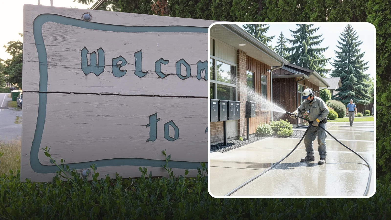 HOA Pressure Washing in Brier, Snohomish County, WA - We help Washington homeowner associations maintain clean shared sidewalks, mailboxes, and community structures on a predictable...