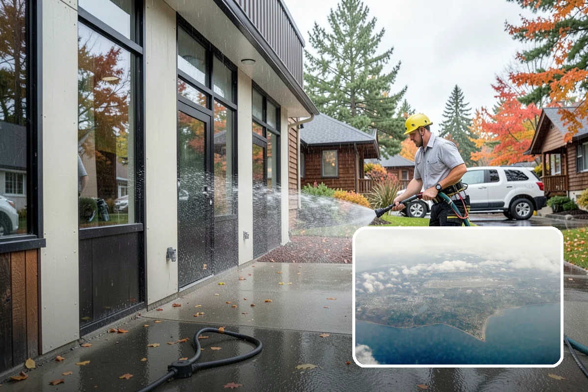 HOA Pressure Washing in Burien, King County, WA - Reduces slip-and-fall liability on shared paths