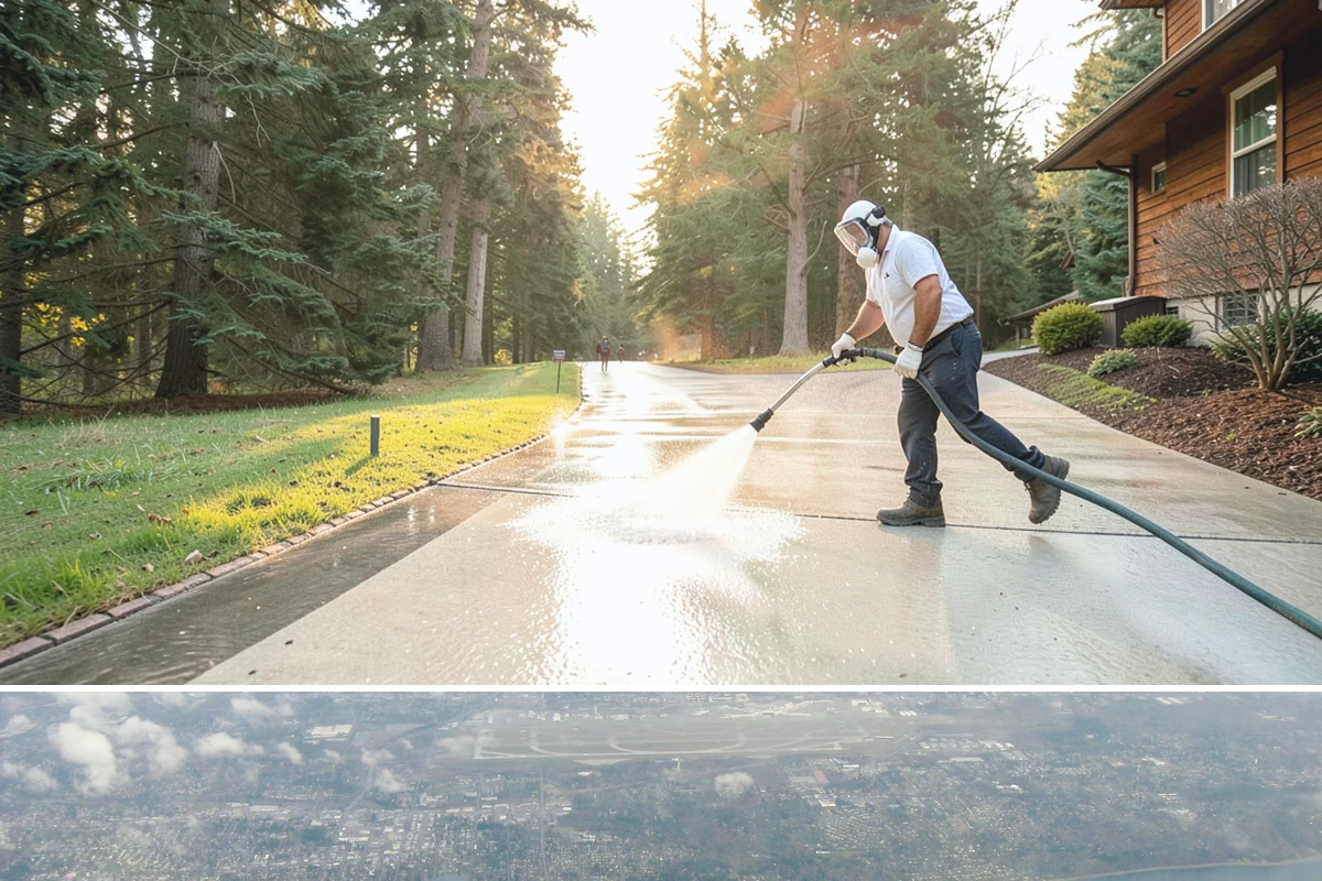 HOA Pressure Washing in Burien, King County, WA - A spring deep clean paired with a fall moss treatment keeps community areas safe through Washington's wettest months.