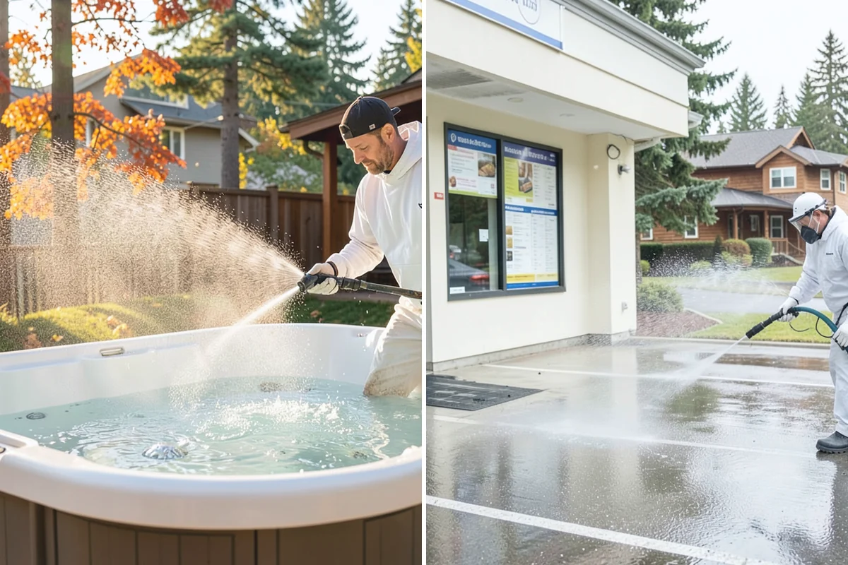 HOA Pressure Washing in Des Moines, King County, WA - Map common areas and set a service route with the board