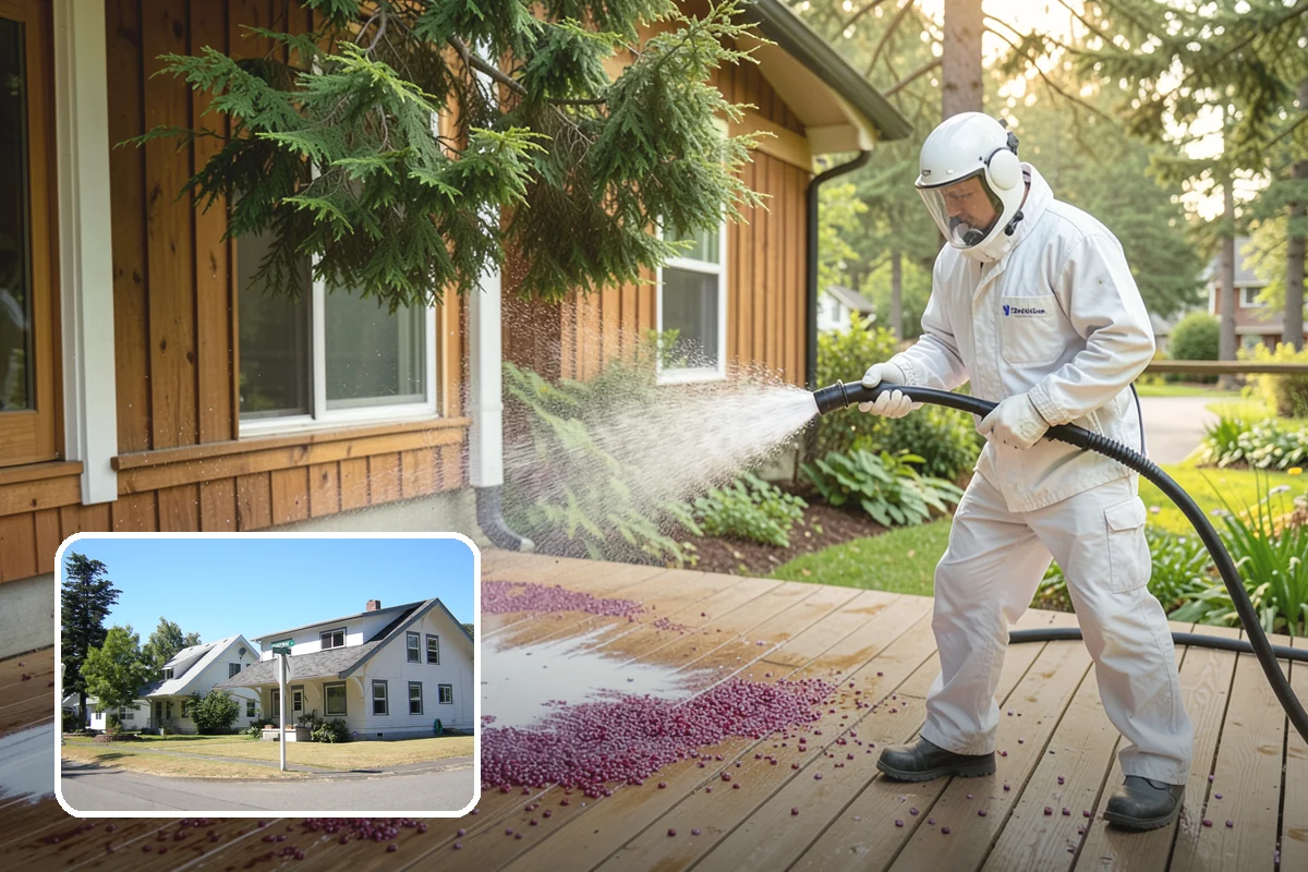 HOA Pressure Washing in DuPont, Pierce County, WA - Reduces slip-and-fall liability on shared paths
