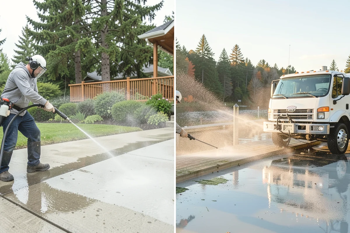 HOA Pressure Washing in Duvall, King County, WA - Map common areas and set a service route with the board