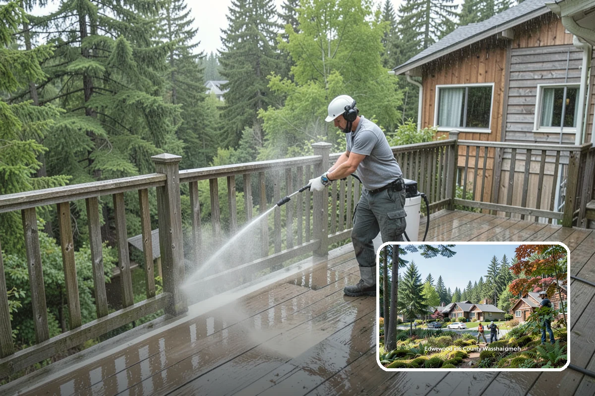 HOA Pressure Washing in Edgewood, Pierce County, WA - Reduces slip-and-fall liability on shared paths