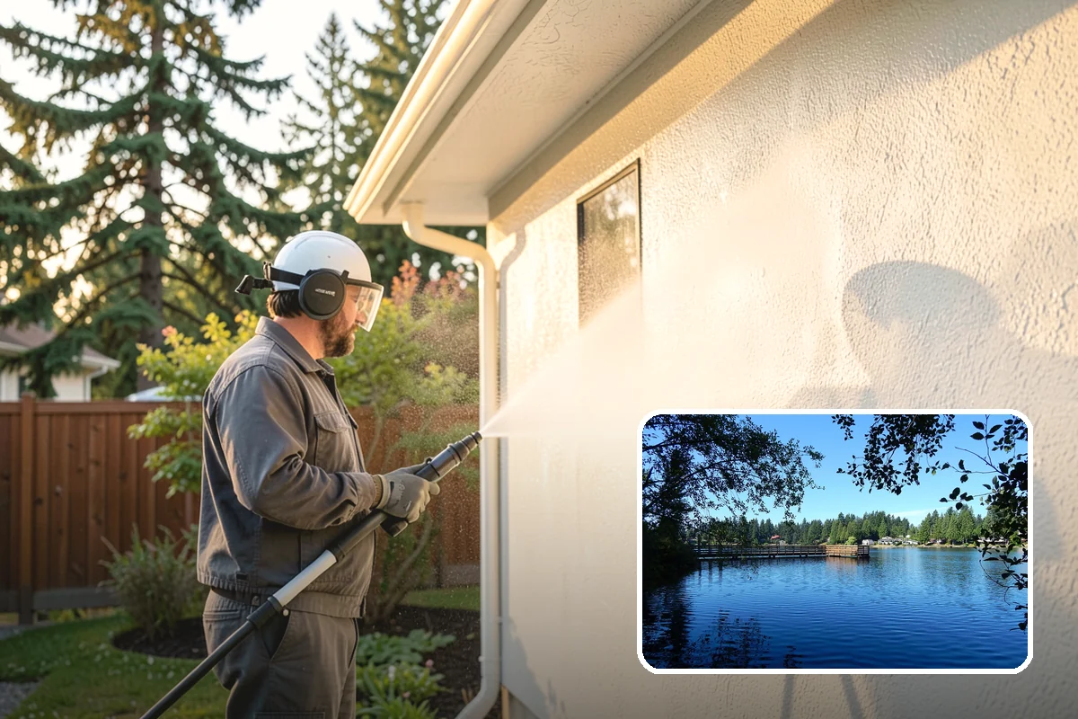 HOA Pressure Washing in Federal Way, King County, WA - Reduces slip-and-fall liability on shared paths
