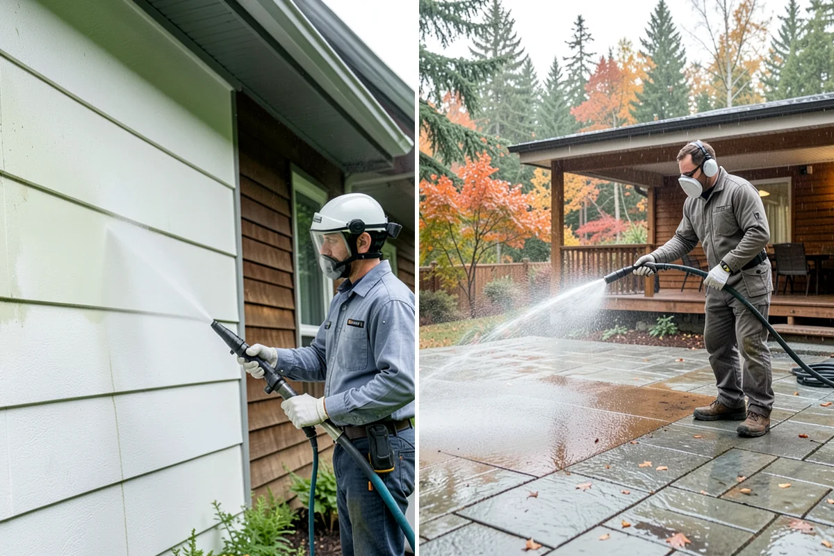 HOA Pressure Washing in Federal Way, King County, WA - Map common areas and set a service route with the board