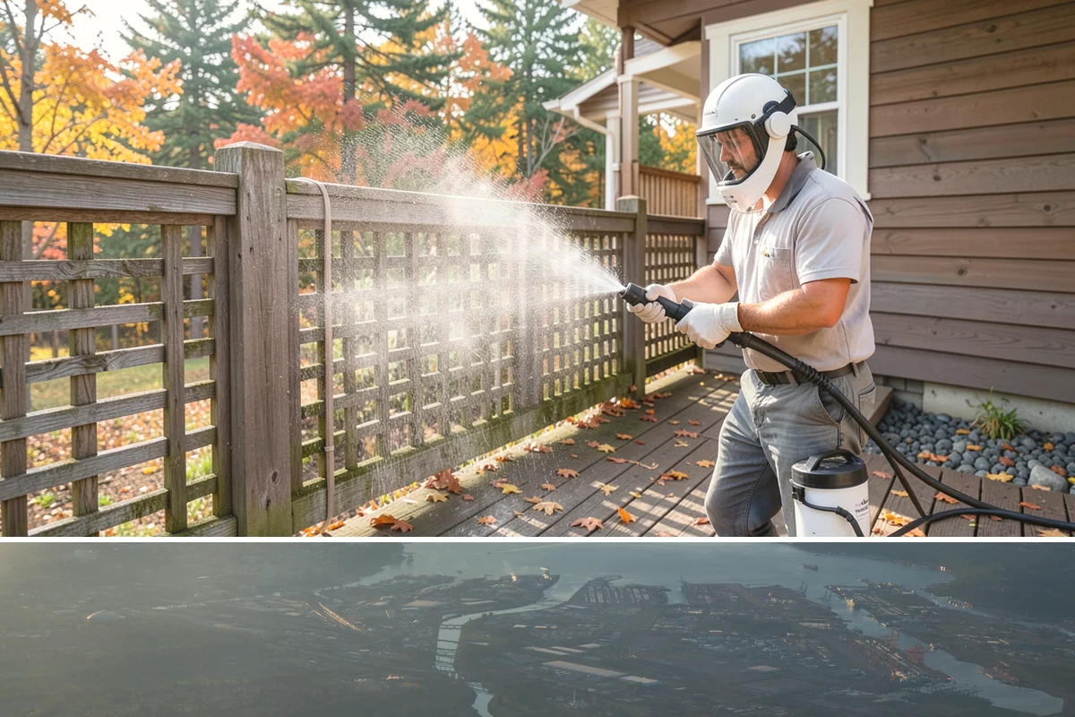 HOA Pressure Washing in Fife, Pierce County, WA - A spring deep clean paired with a fall moss treatment keeps community areas safe through Washington's wettest months.