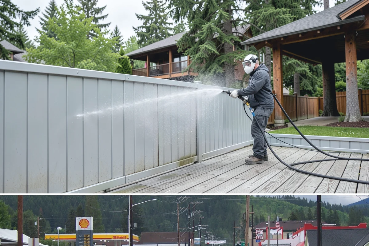 HOA Pressure Washing in Granite Falls, Snohomish County, WA - A spring deep clean paired with a fall moss treatment keeps community areas safe through Washington's wettest months.