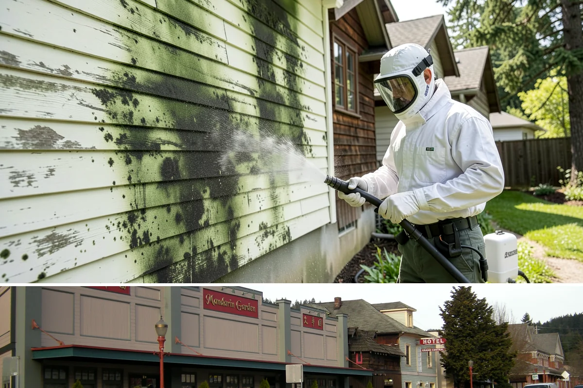 HOA Pressure Washing in Issaquah, King County, WA - A spring deep clean paired with a fall moss treatment keeps community areas safe through Washington's wettest months.