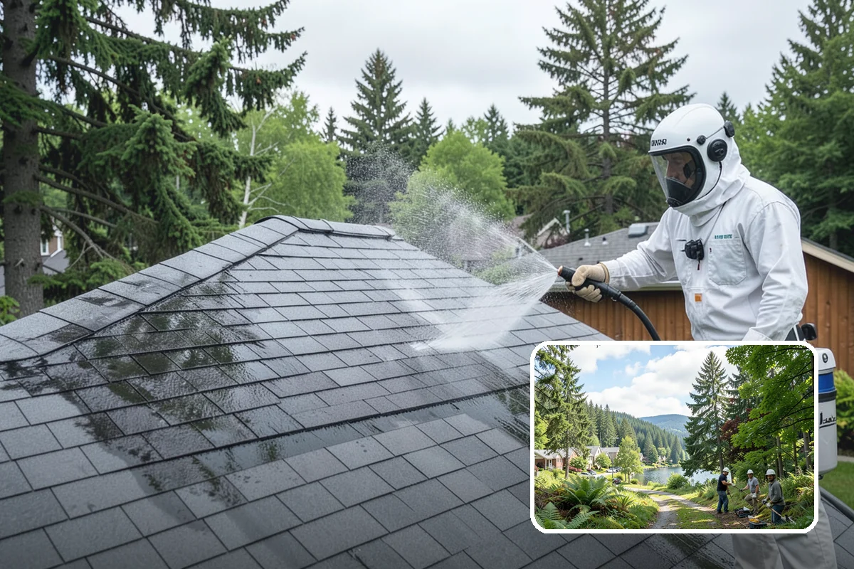 HOA Pressure Washing in Lake Forest Park, King County, WA - Reduces slip-and-fall liability on shared paths