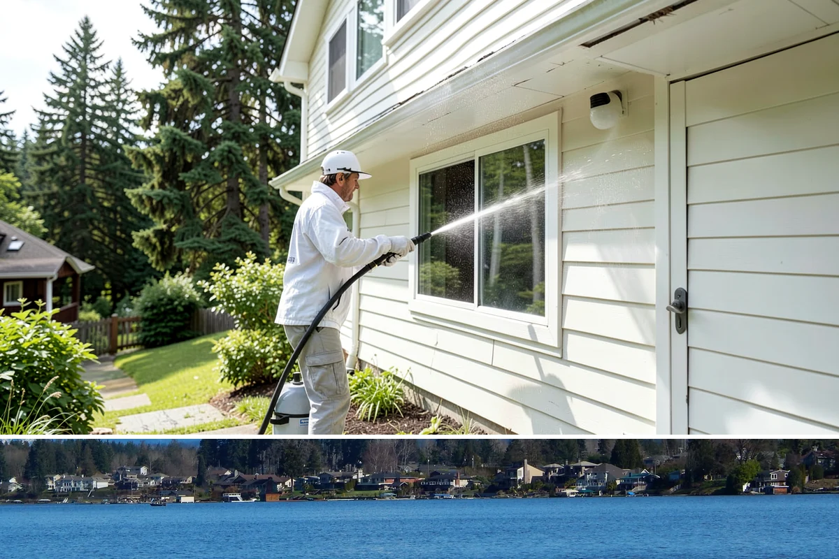 HOA Pressure Washing in Lake Stevens, Snohomish County, WA - A spring deep clean paired with a fall moss treatment keeps community areas safe through Washington's wettest months.