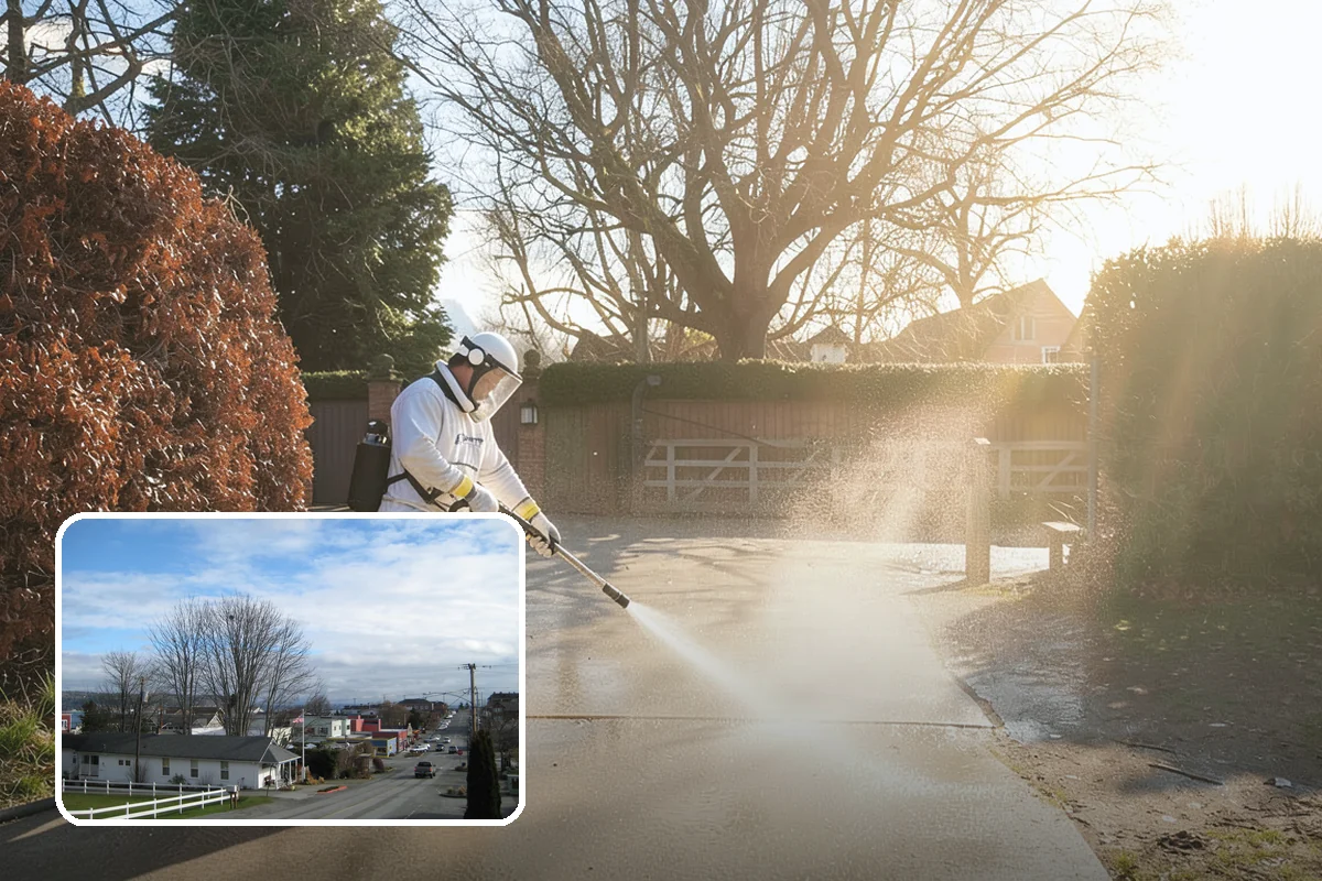 HOA Pressure Washing in Langley, Island County, WA - Reduces slip-and-fall liability on shared paths