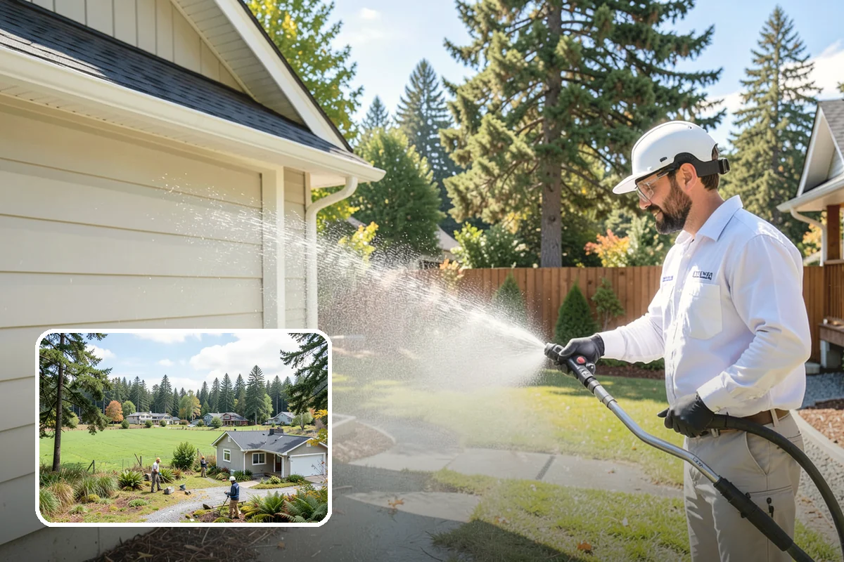 HOA Pressure Washing in Lyman, Skagit County, WA - Reduces slip-and-fall liability on shared paths