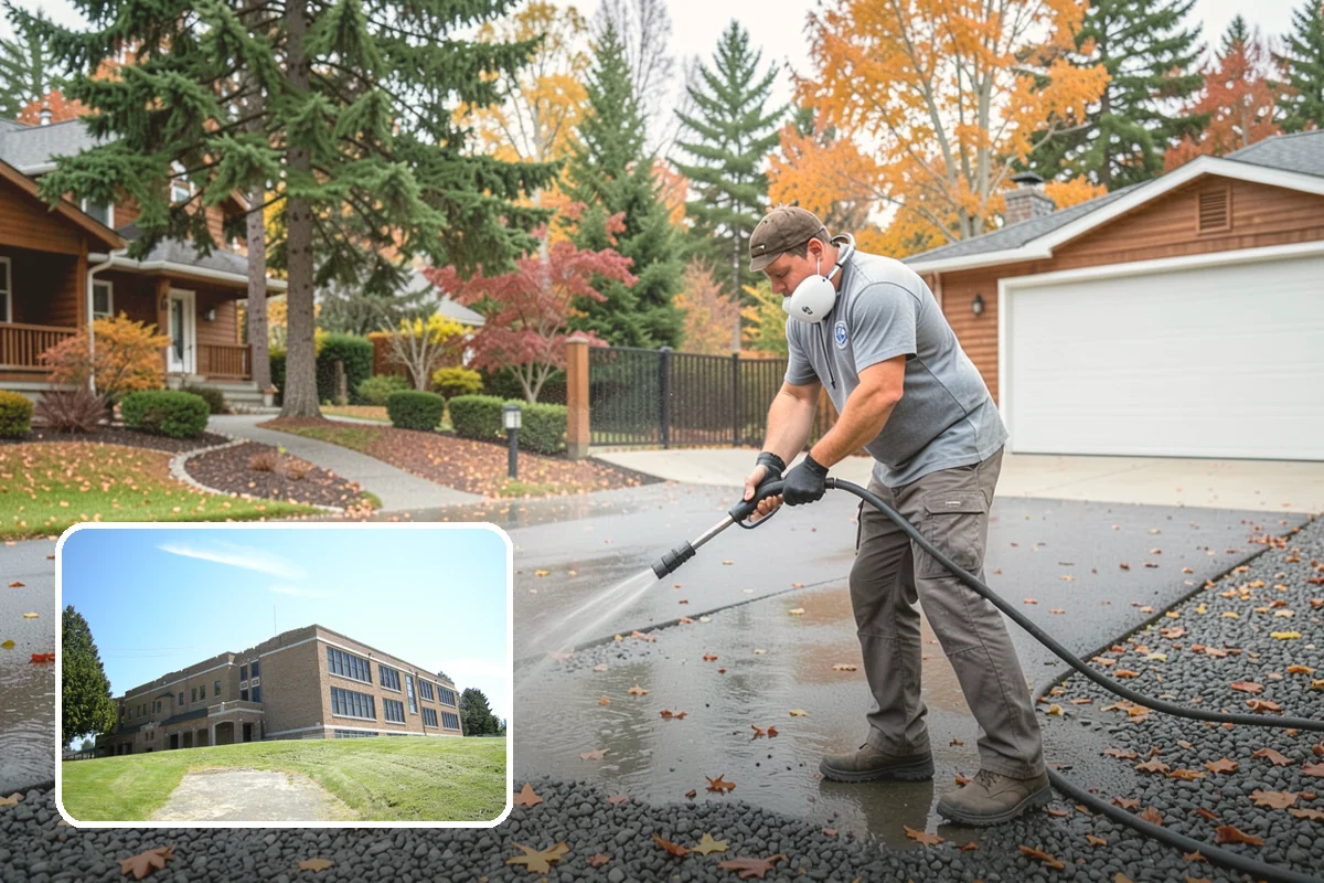 HOA Pressure Washing in Maple Valley, King County, WA - Reduces slip-and-fall liability on shared paths