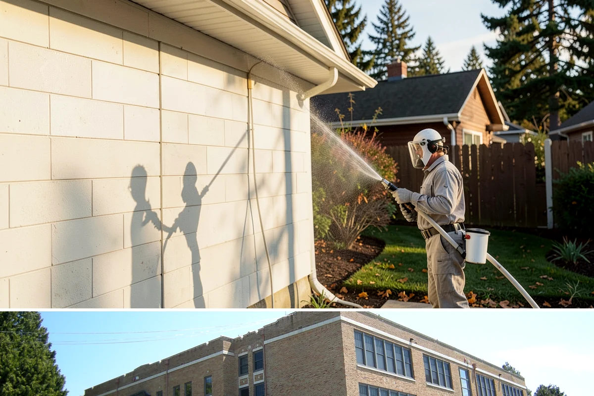 HOA Pressure Washing in Maple Valley, King County, WA - A spring deep clean paired with a fall moss treatment keeps community areas safe through Washington's wettest months.