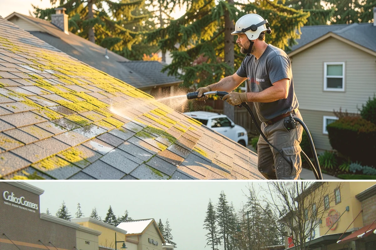 HOA Pressure Washing in Mill Creek, Snohomish County, WA - A spring deep clean paired with a fall moss treatment keeps community areas safe through Washington's wettest months.