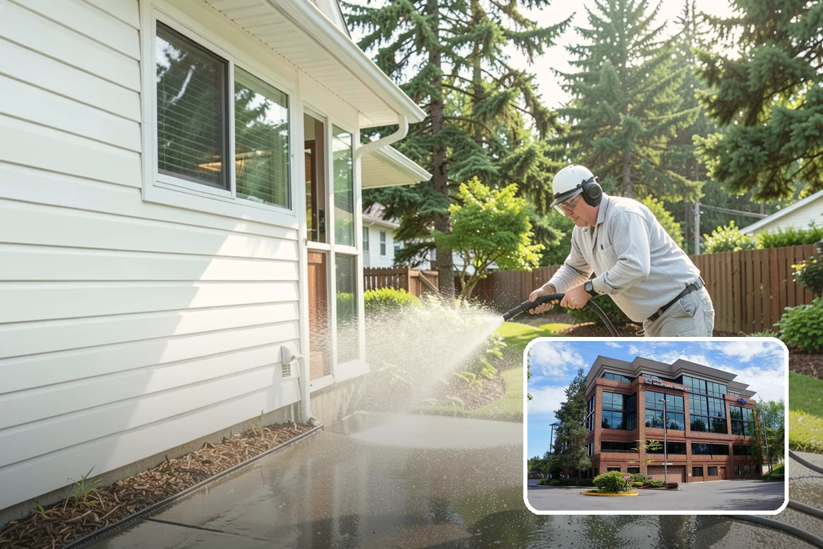 HOA Pressure Washing in Mountlake Terrace, Snohomish County, WA - Reduces slip-and-fall liability on shared paths