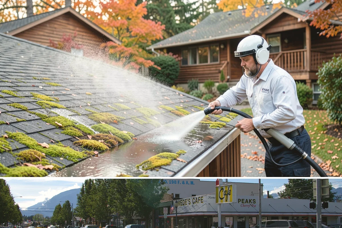 HOA Pressure Washing in North Bend, King County, WA - A spring deep clean paired with a fall moss treatment keeps community areas safe through Washington's wettest months.