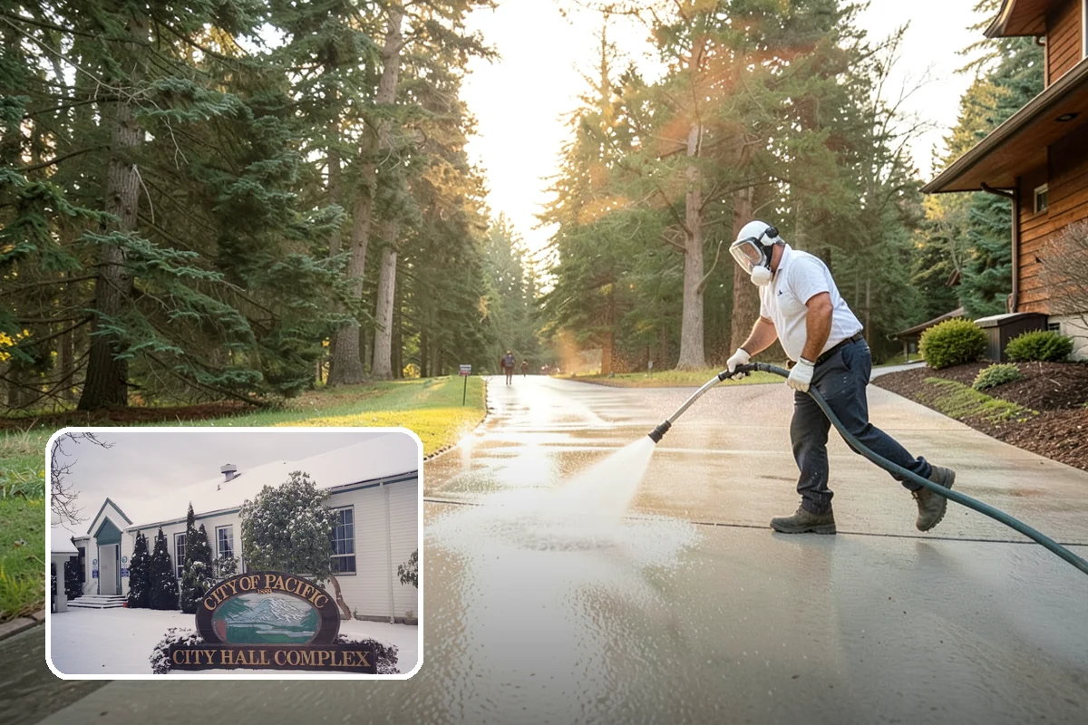 HOA Pressure Washing in Pacific, King County, WA - Reduces slip-and-fall liability on shared paths