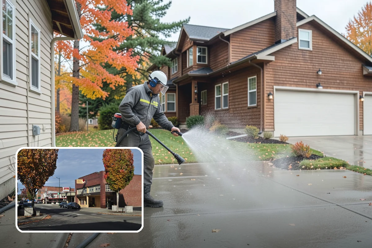 HOA Pressure Washing in Puyallup, Pierce County, WA - Reduces slip-and-fall liability on shared paths