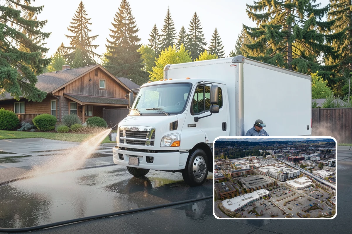 HOA Pressure Washing in Redmond, King County, WA - Reduces slip-and-fall liability on shared paths