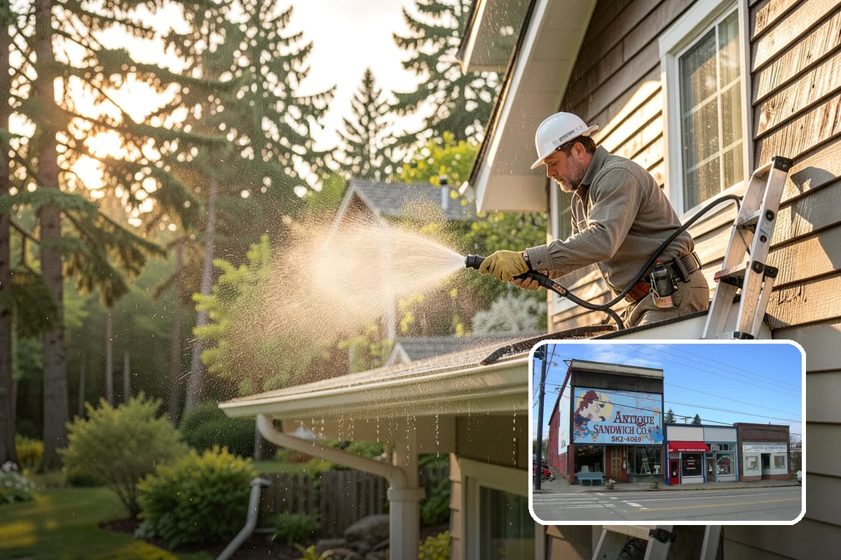 HOA Pressure Washing in Ruston, Pierce County, WA - Reduces slip-and-fall liability on shared paths