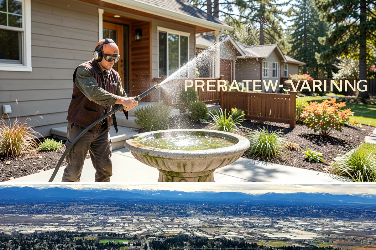 HOA Pressure Washing in SeaTac, King County, WA - A spring deep clean paired with a fall moss treatment keeps community areas safe through Washington's wettest months.