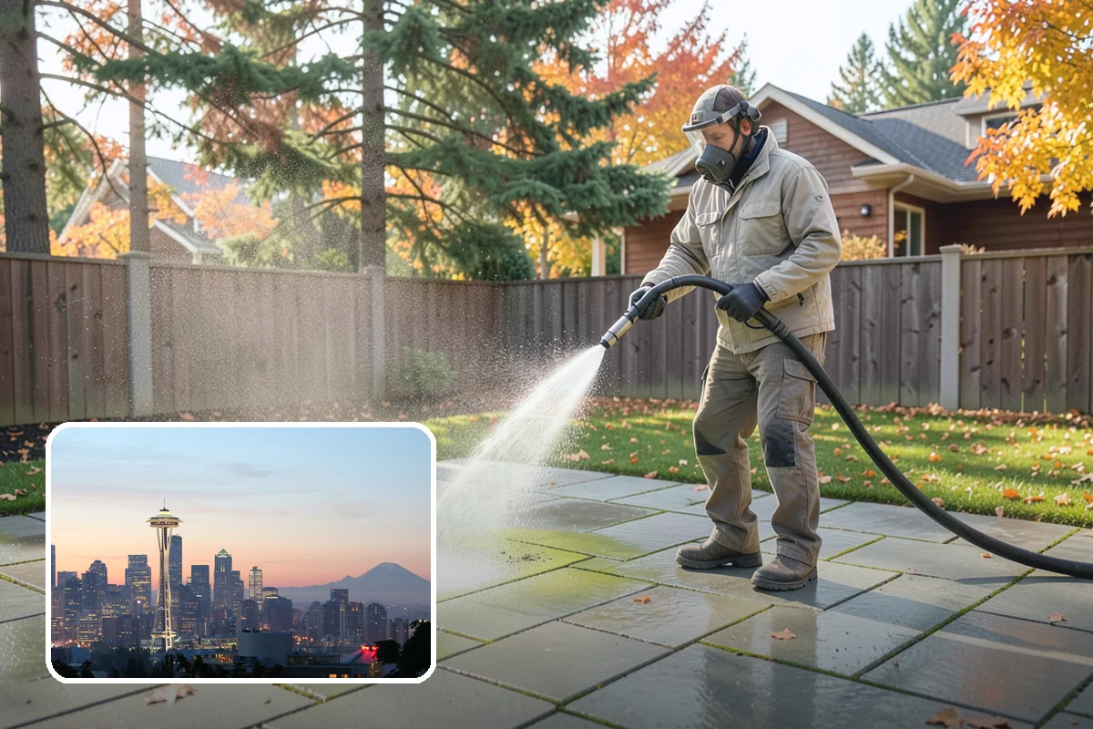 HOA Pressure Washing in Seattle, King County, WA - Reduces slip-and-fall liability on shared paths