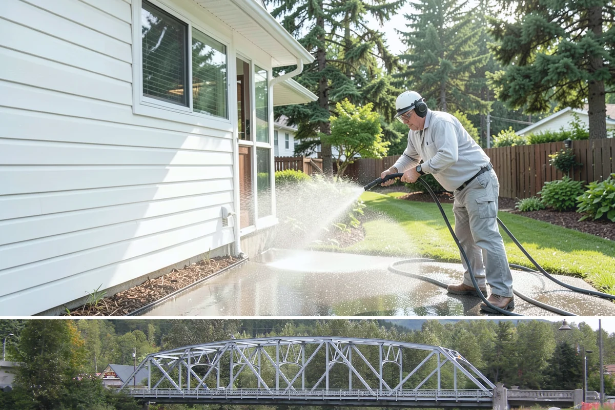 HOA Pressure Washing in Skykomish, King County, WA - A spring deep clean paired with a fall moss treatment keeps community areas safe through Washington's wettest months.