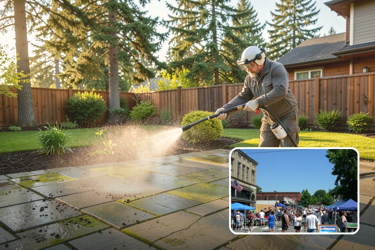 HOA Pressure Washing in Snohomish, Snohomish County, WA - Reduces slip-and-fall liability on shared paths