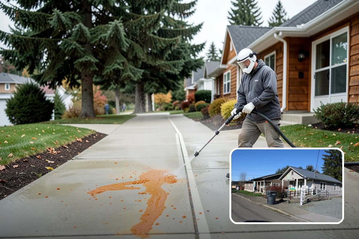 HOA Pressure Washing in South Prairie, Pierce County, WA - Reduces slip-and-fall liability on shared paths