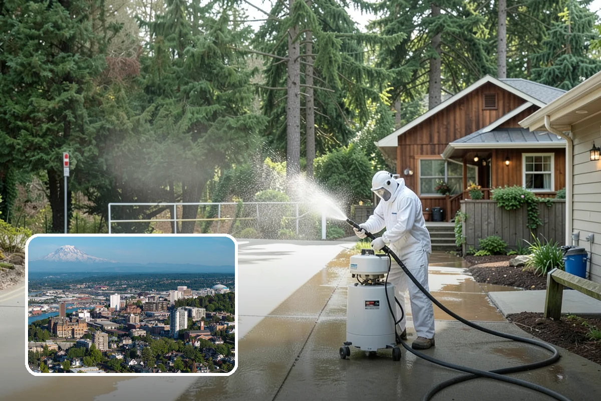 HOA Pressure Washing in Tacoma, Pierce County, WA - Reduces slip-and-fall liability on shared paths