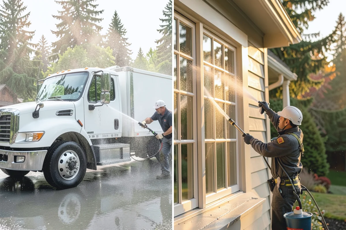 HOA Pressure Washing in Wilkeson, Pierce County, WA - Map common areas and set a service route with the board