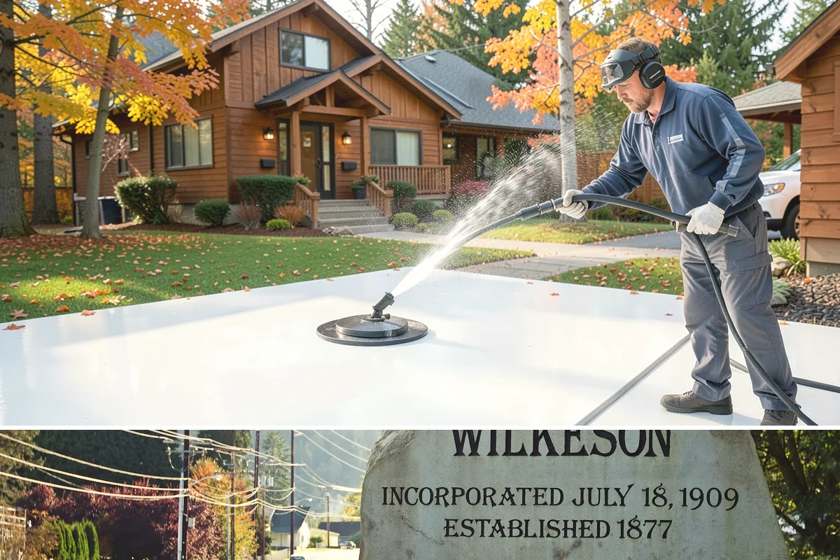 HOA Pressure Washing in Wilkeson, Pierce County, WA - A spring deep clean paired with a fall moss treatment keeps community areas safe through Washington's wettest months.