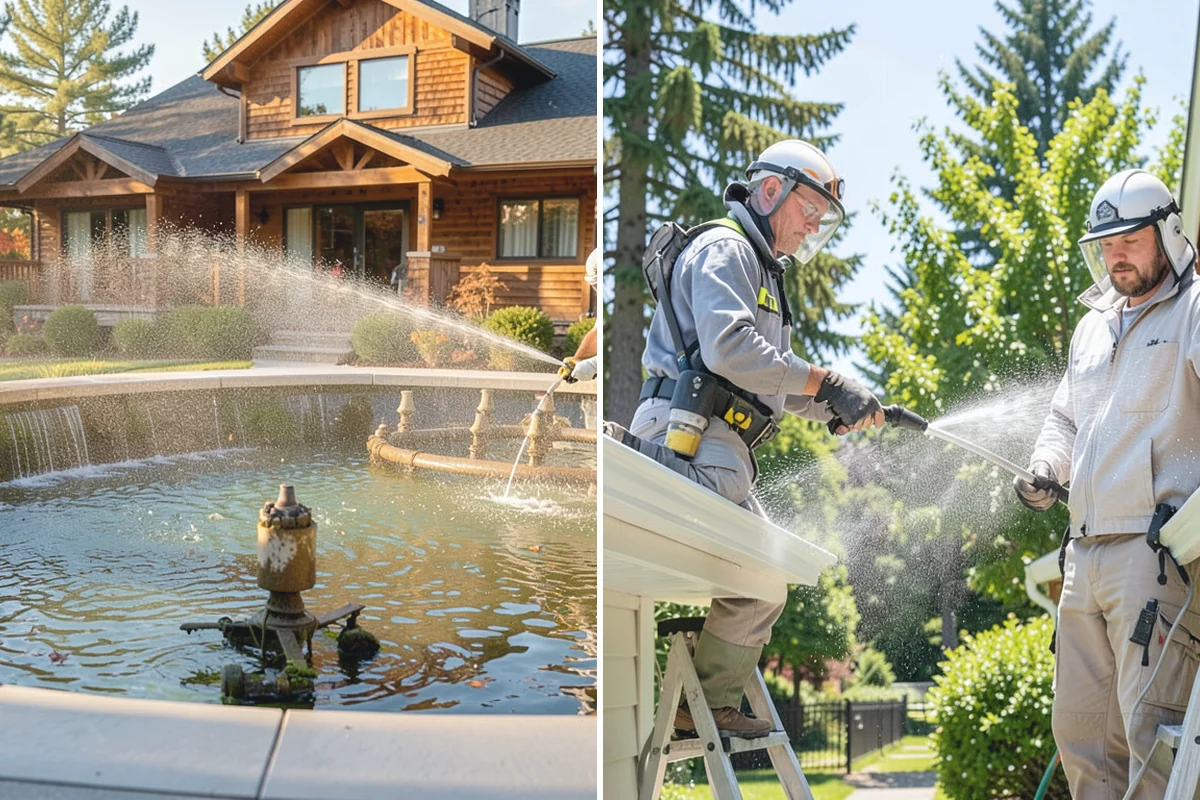 HOA Pressure Washing in Woodinville, King County, WA - Map common areas and set a service route with the board