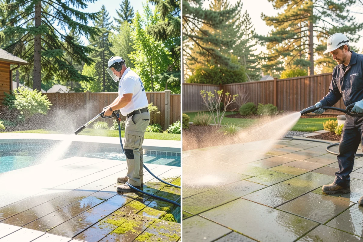 Holiday Cleanup Washing in Algona, King County, WA - Prioritize entry paths, porches, and hosting areas with the client