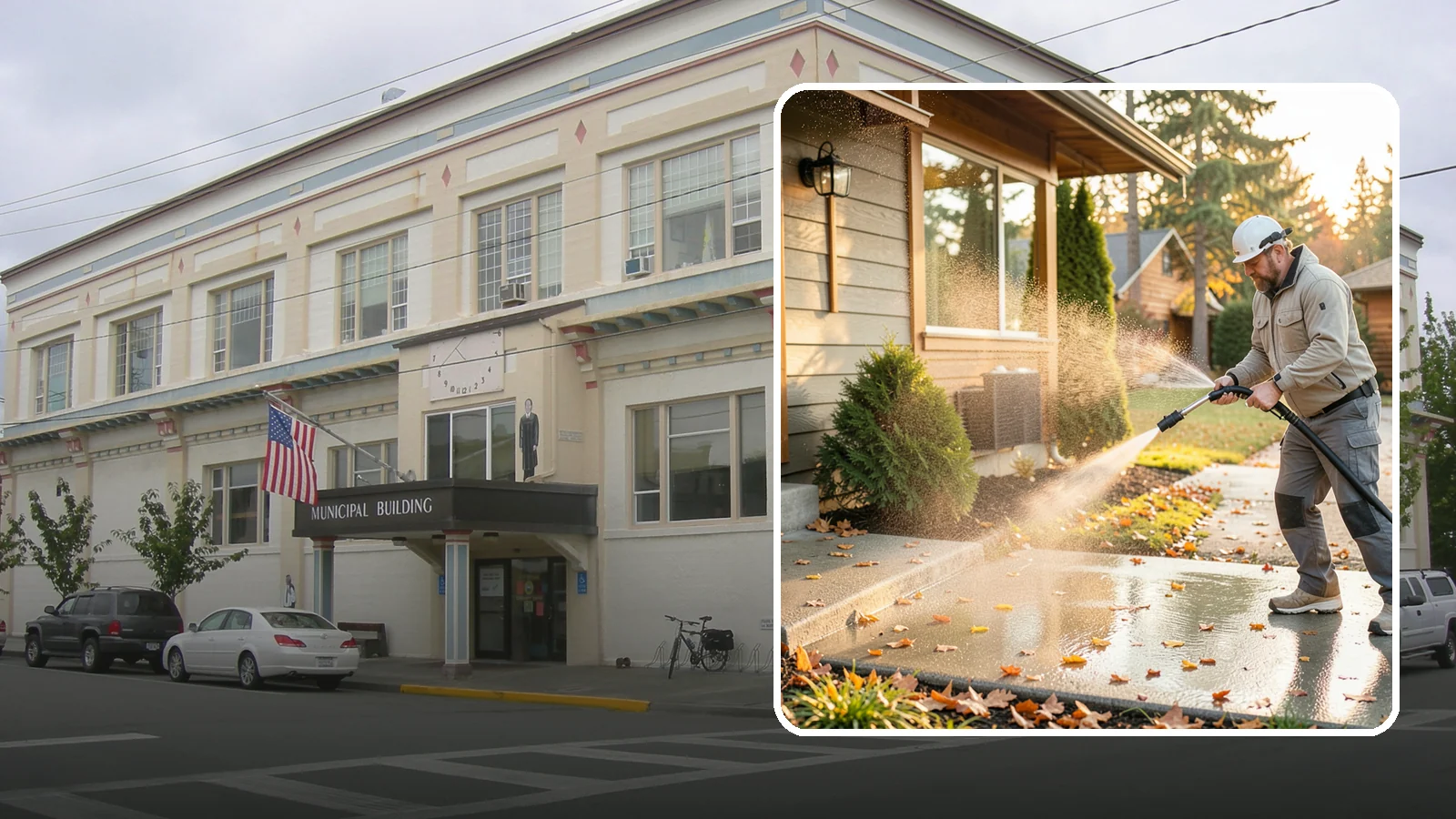 Holiday Cleanup Washing in Anacortes, Skagit County, WA - Holiday cleanup washing gets your home guest-ready by clearing grime from entrances, walkways, and gathering areas before the...