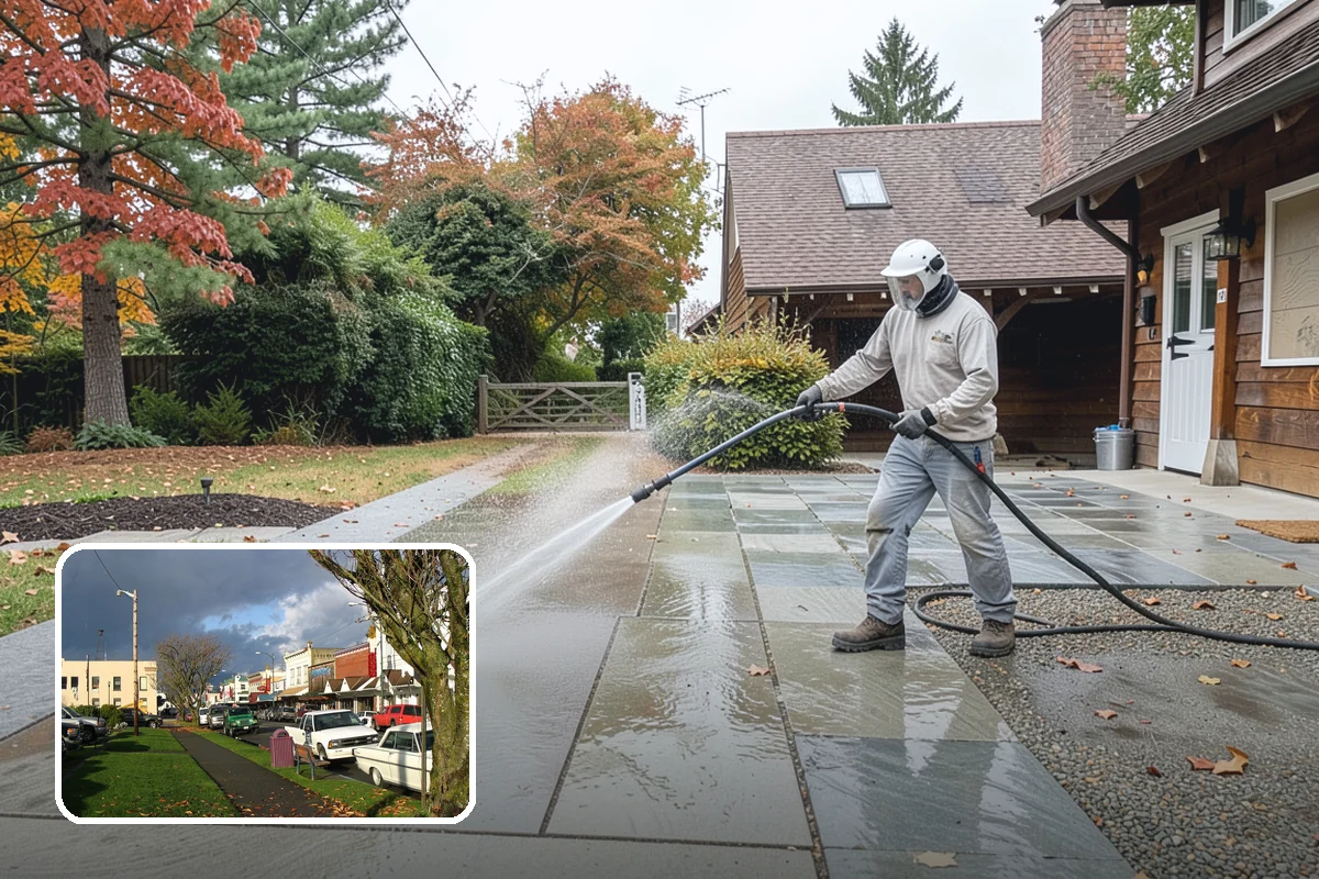 Holiday Cleanup Washing in Arlington, Snohomish County, WA - Presents a spotless entryway for holiday guests and photos