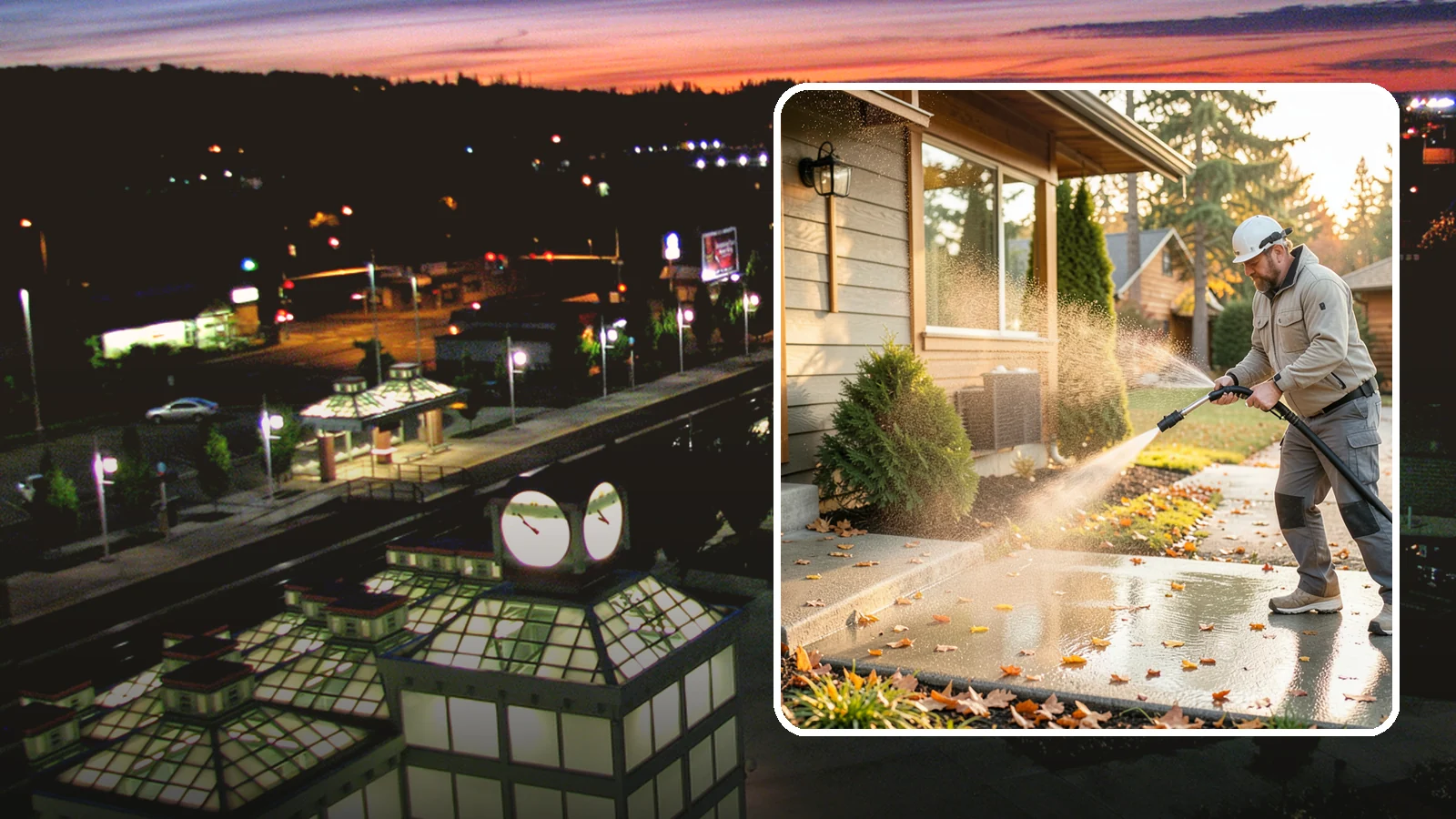 Holiday Cleanup Washing in Auburn, King County, WA - Holiday cleanup washing gets your home guest-ready by clearing grime from entrances, walkways, and gathering areas before the...