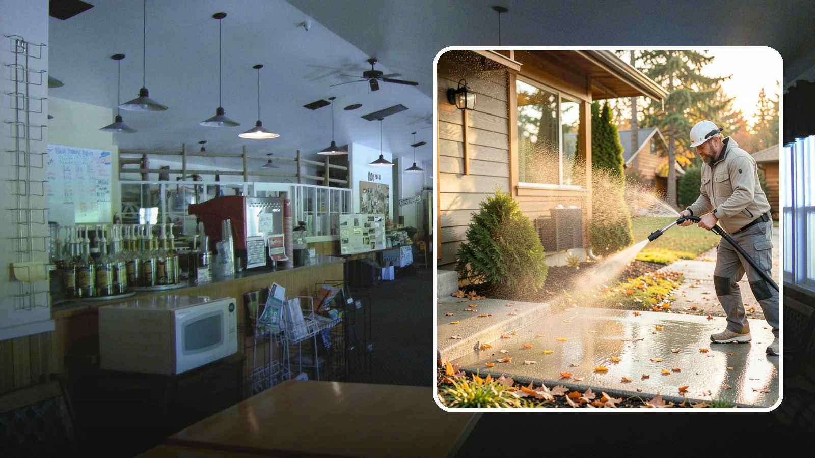 Holiday Cleanup Washing in Black Diamond, King County, WA - Holiday cleanup washing gets your home guest-ready by clearing grime from entrances, walkways, and gathering areas before the...