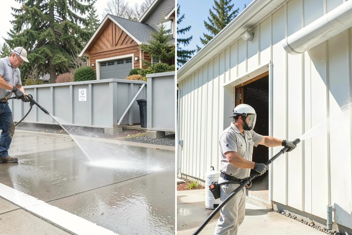 Holiday Cleanup Washing in Black Diamond, King County, WA - Prioritize entry paths, porches, and hosting areas with the client