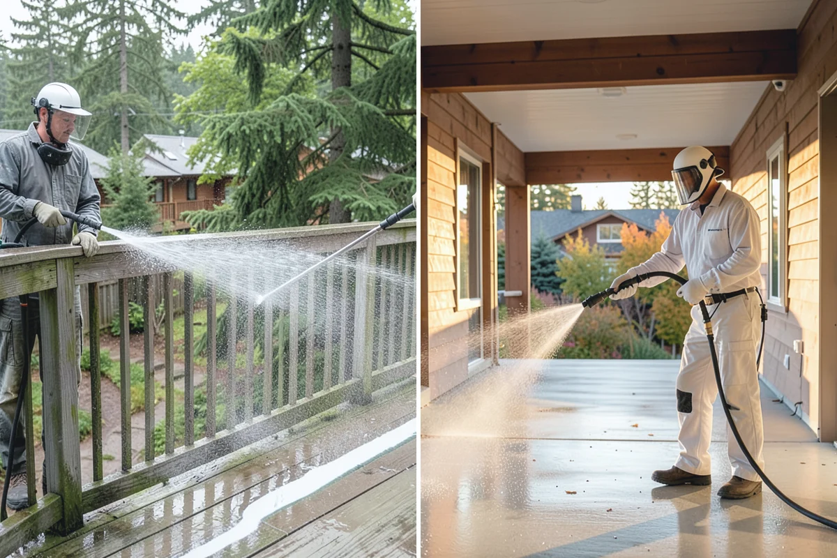 Holiday Cleanup Washing in Bonney Lake, Pierce County, WA - Prioritize entry paths, porches, and hosting areas with the client