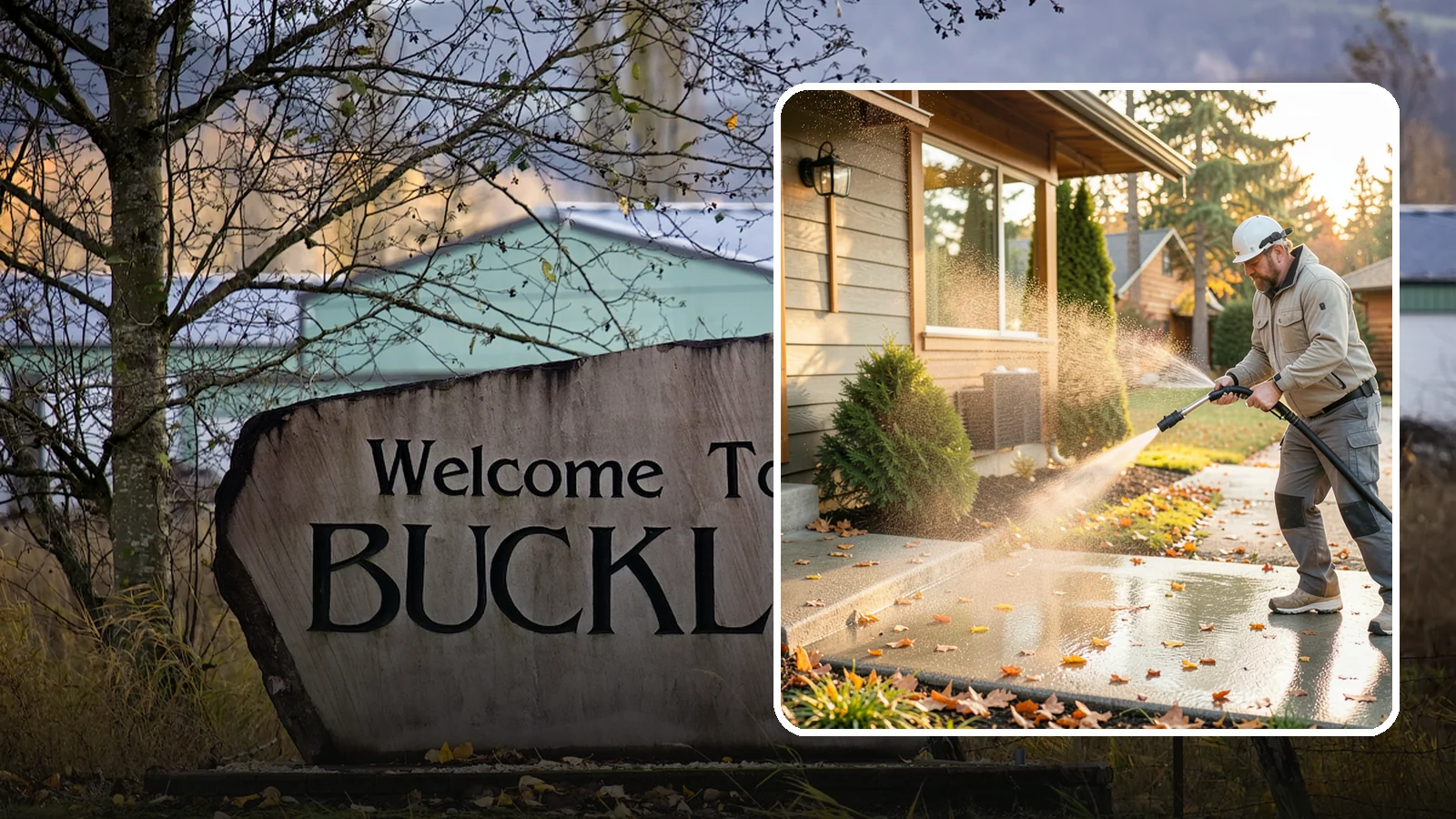 Holiday Cleanup Washing in Buckley, Pierce County, WA - Holiday cleanup washing gets your home guest-ready by clearing grime from entrances, walkways, and gathering areas before the...