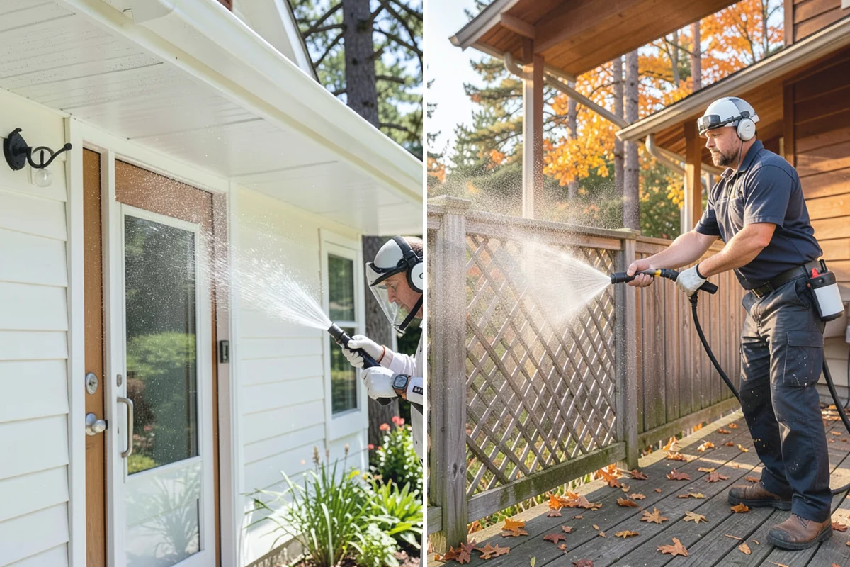 Holiday Cleanup Washing in Buckley, Pierce County, WA - Prioritize entry paths, porches, and hosting areas with the client