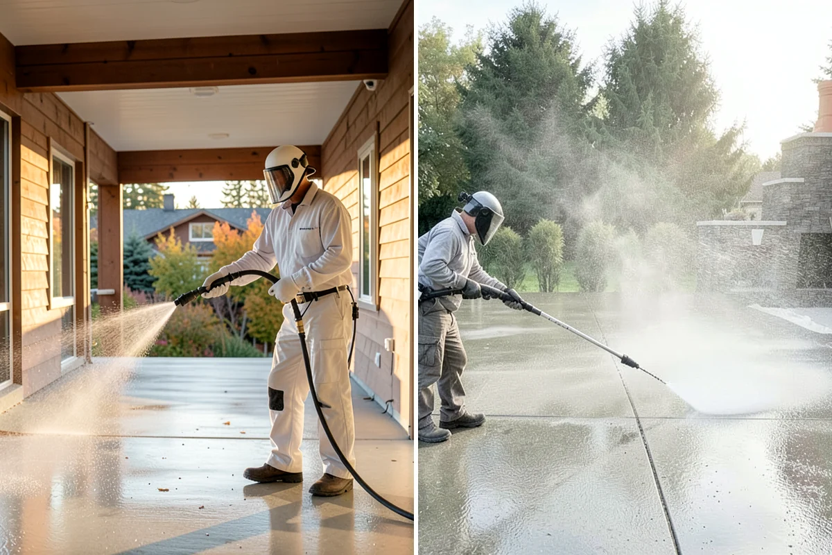 Holiday Cleanup Washing in Clyde Hill, King County, WA - Prioritize entry paths, porches, and hosting areas with the client