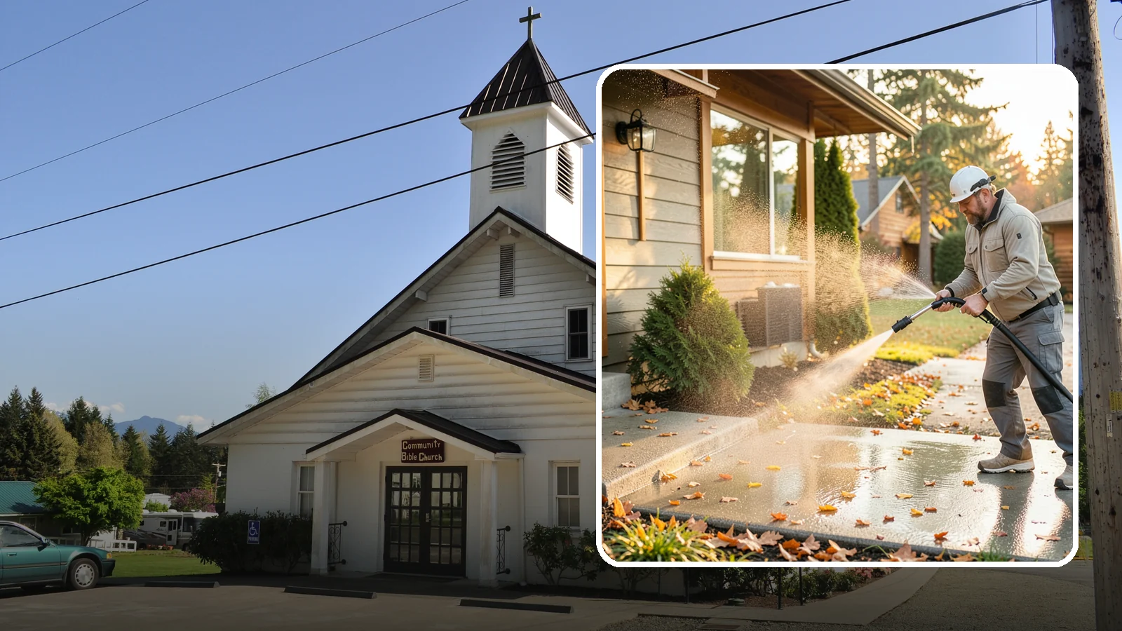 Holiday Cleanup Washing in Concrete, Skagit County, WA - Holiday cleanup washing gets your home guest-ready by clearing grime from entrances, walkways, and gathering areas before the...