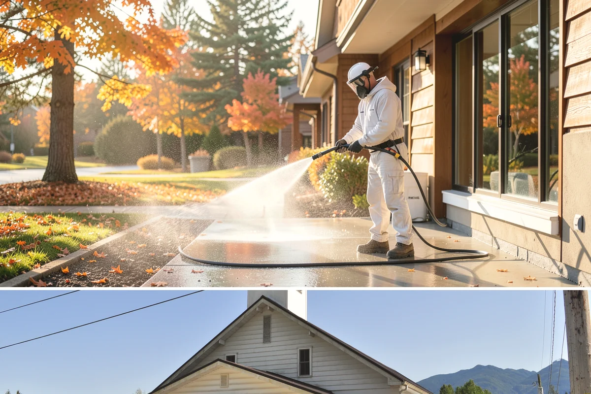 Holiday Cleanup Washing in Concrete, Skagit County, WA - Late November through December, timed a week or two ahead of your gatherings so surfaces stay clean for guests.
