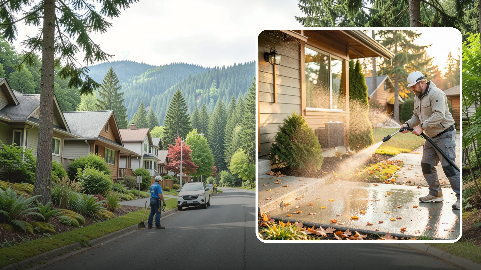 Holiday Cleanup Washing in Darrington, Snohomish County, WA - Holiday cleanup washing gets your home guest-ready by clearing grime from entrances, walkways, and gathering areas before the...