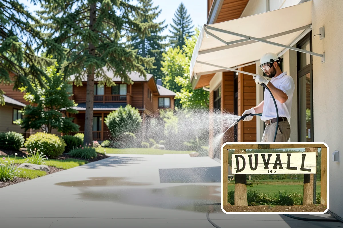 Holiday Cleanup Washing in Duvall, King County, WA - Presents a spotless entryway for holiday guests and photos